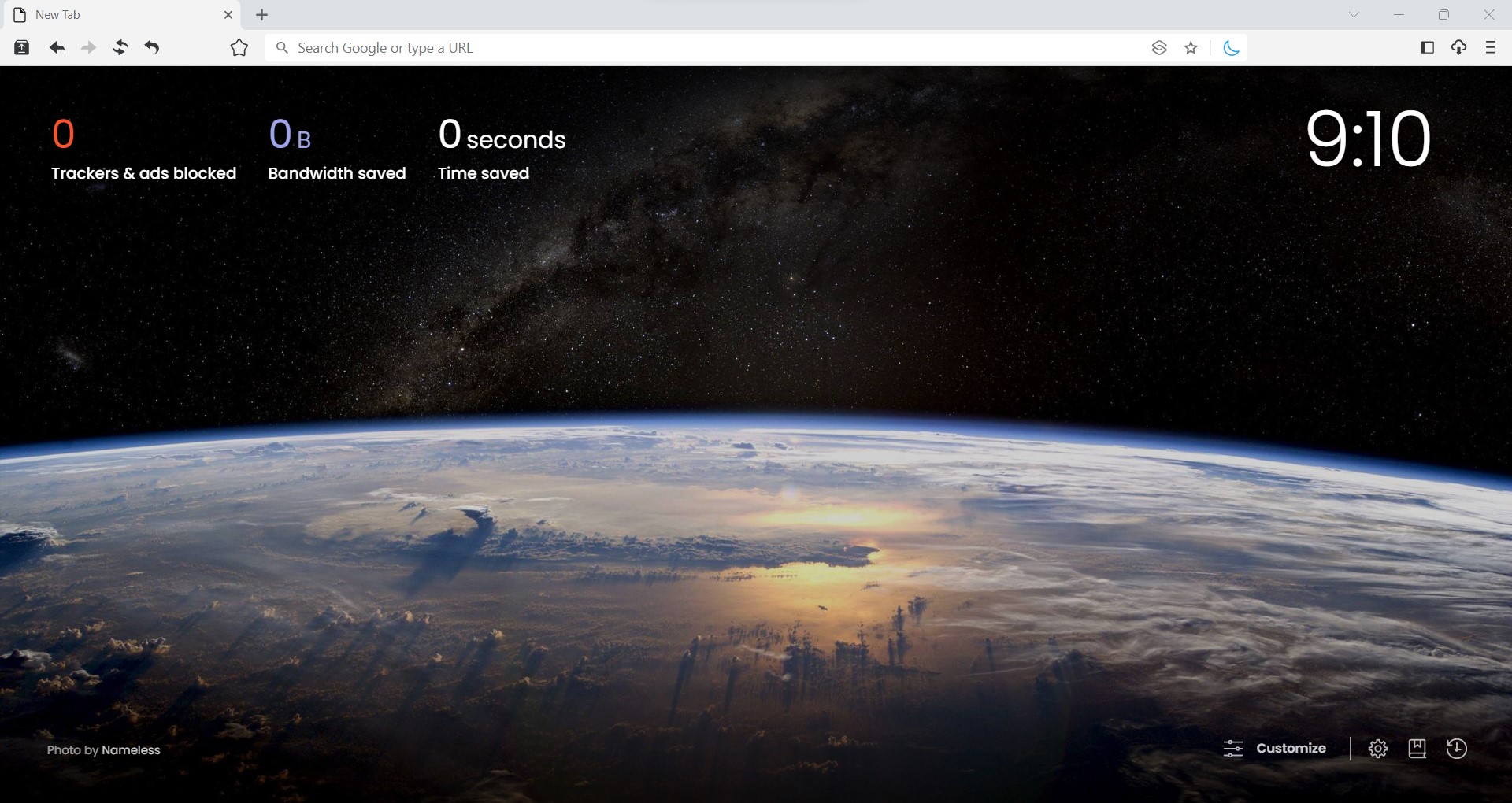 screenshot catsxp browser with background