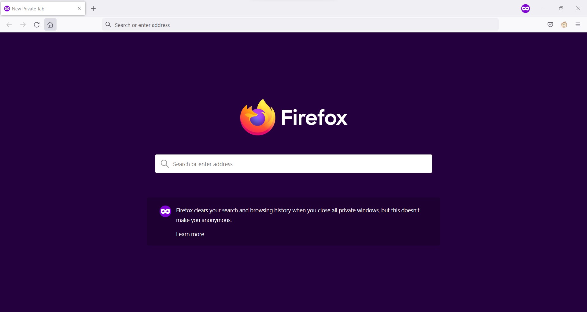 screenshot firefox browser privacy mode