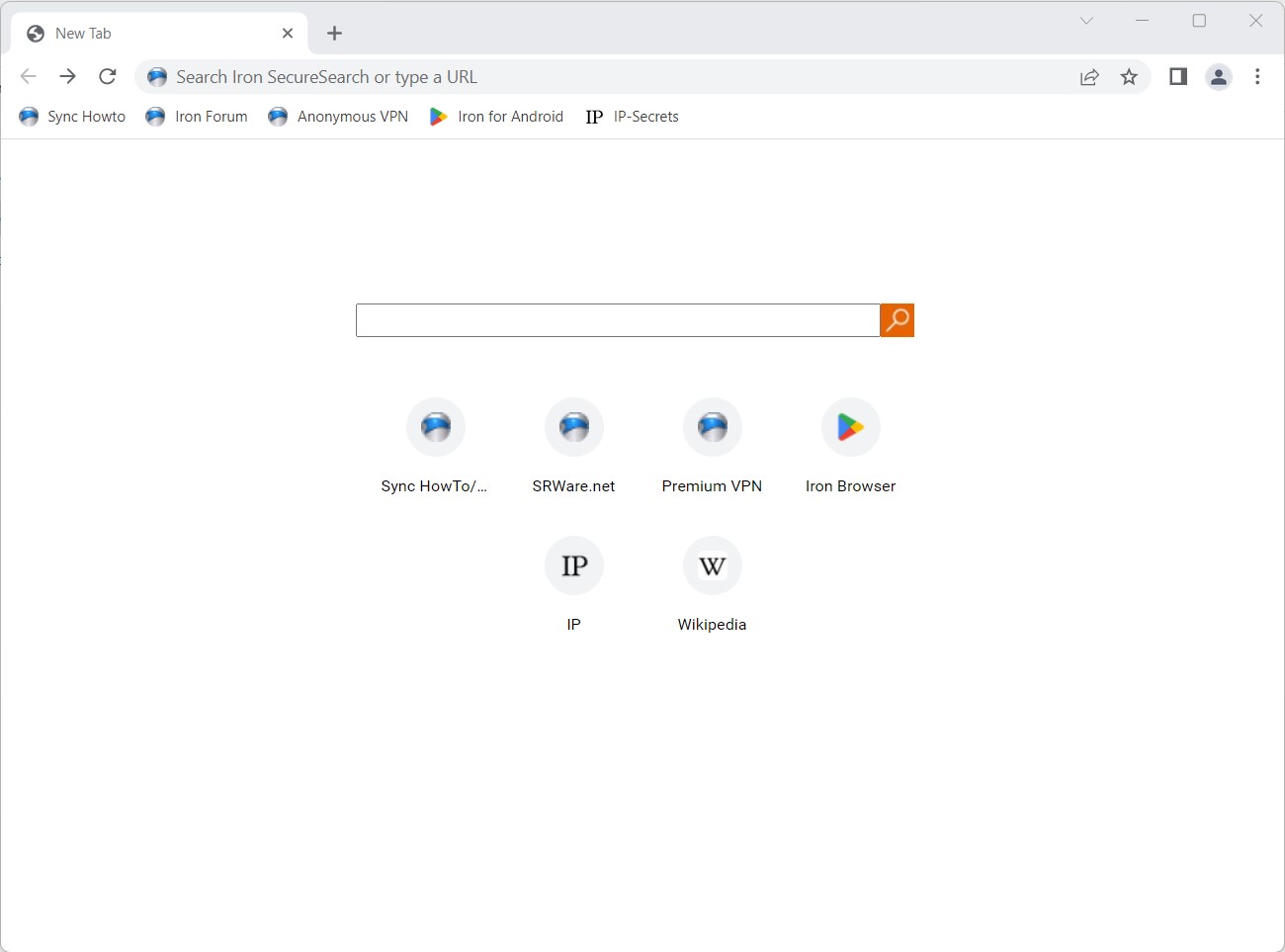 screenshot iron browser