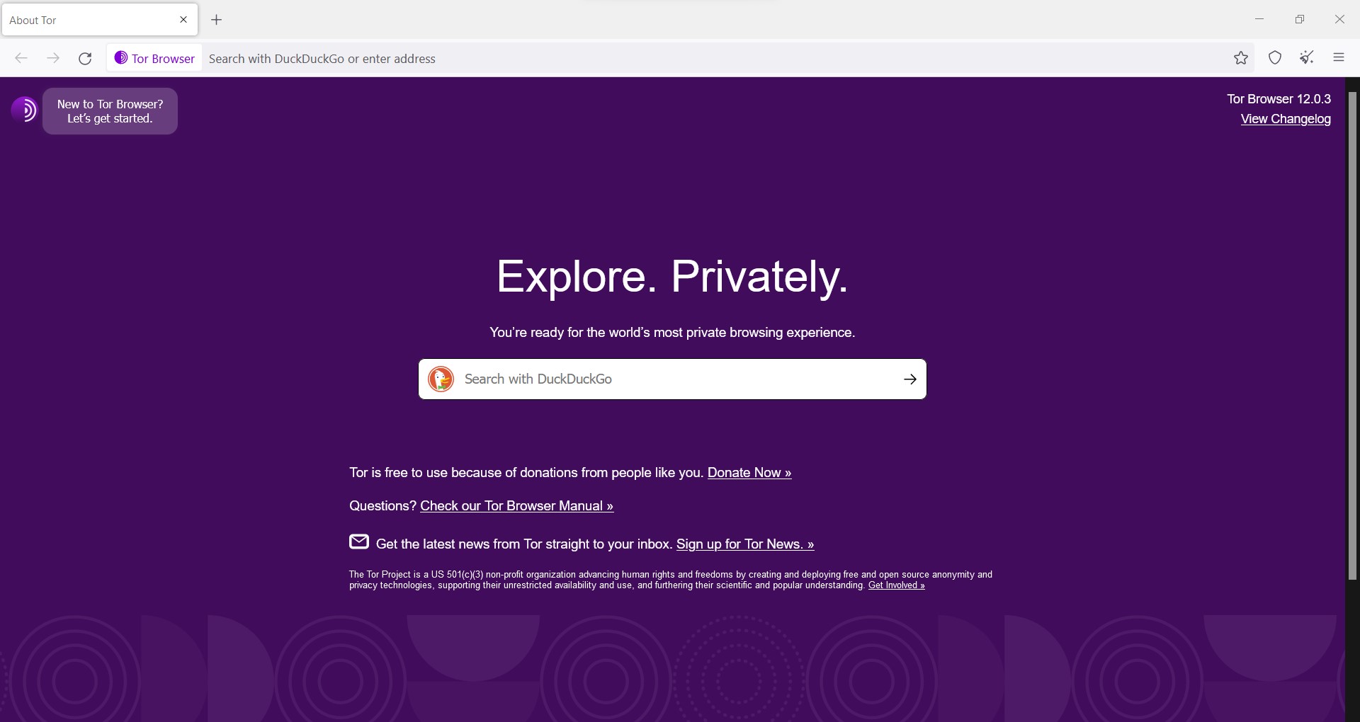 screenshot tor browser private browsing